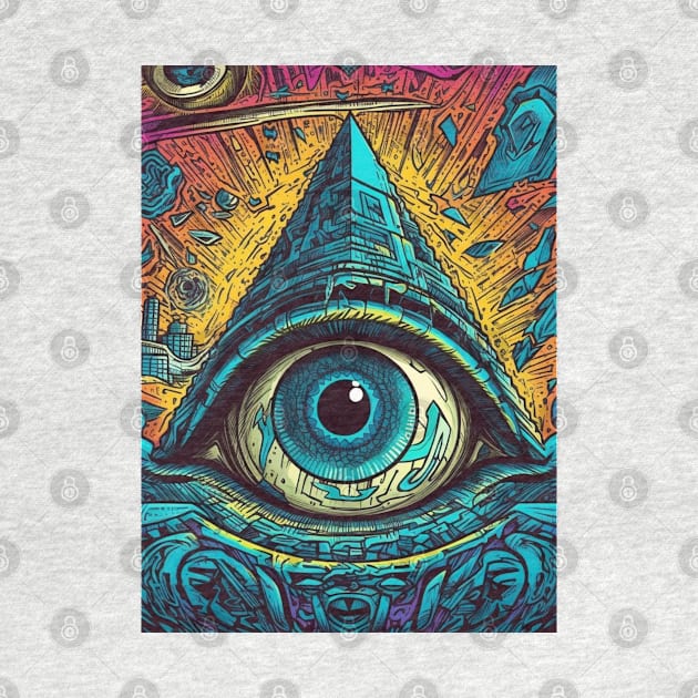 All Seeing Eye The Psychedelic Reality of Our Time by FrogandFog